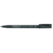 STAEDTLER 317 LUMOCOLOR OHP PENS PERMANENT MEDIUM 0810MM BLACK STD3179