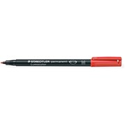 STAEDTLER 317 LUMOCOLOR OHP PENS PERMANENT MEDIUM 0810MM RED