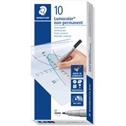 STAEDTLER 315 LUMOCOLOR OHP PENS WATER SOLUBLE MEDIUM 0810MM BLUE