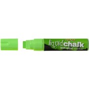 TEXTA JUMBO LIQUID CHALK CHISEL 15MM NIB GREEN WET WIPE