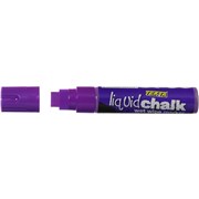 TEXTA LIQUID CHALK MARKER JUMBO CHISEL 15MM NIB PURPLE WET WIPE