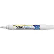 ARTLINE GLASS MARKER 2MM WHITE