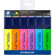 STAEDTLER TOPSTAR HIGHLIGHTERS WLT6  364WP6 TEXTSURFER CLASSIC WLT6