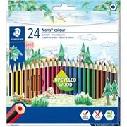 STAEDTLER NORIS CLUB 24 ASSORTED COLOURED PENCILS