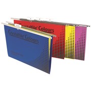 CRYSTALFILE CLASSIC SUSPENSION FILES FOOLSCAP RAINBOW COLOURS RAINBOW PK25