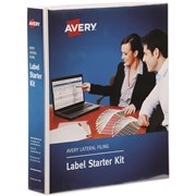 AVERY LATERAL CODE LABEL KIT 25SHT ALPHA  NUMERICAL LABELS KIT SIDE TAB