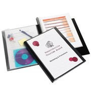 A4 MARBIG PROFESSIONAL SERIES DISPLAY BOOK REFILLABLE 20 POCKET WITH WALLET  INSERT CO