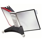 DURABLE SHERPA DISPLAY SYSTEM TABLE 5 RED 5 BLACK PANELS