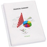 A4 CUMBERLAND HEAVY DUTY SHEET PROTECTORS GUSSETED 25MM  SP6138G PK10