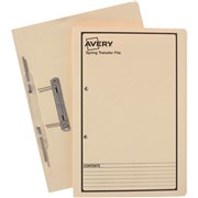 AVERY SPRING TRANSFER FILE 86804 BUFF PRINTED BLACK BX25