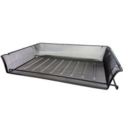 ESSELTE DOCUMENT TRAY A4 BLACK LANDSCAPE METAL MESH