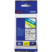 BROTHER TZE131 PTOUCH TAPE 12MMX8M BLACK ON CLEAR TAPE