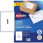 AVERY L7167 MAILING LABELS Laser 1Sht 1996x2891mm Pack 20