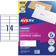 AVERY L7163 MAILING LABELS Laser 14Sht 991x381mm BX20