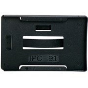RIGID ID MULTI CARD HOLDER LANDSCAPE OR PORTRAIT BLACK ID SECURITY PK10
