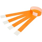REXEL WRIST BANDS With Serial Number Fluoro Orange pk100