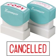 XSTAMP CXC CANCELLED RED 1119