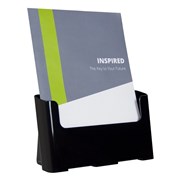 DEFLECTO BROCHURE HOLDER SUSTAINABLE OFFICE A4 BLACK