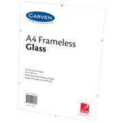 A4 QFRAME CERTIFICATE FRAMELESS GLASS FRAME