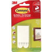 COMMAND 3M PICTURE HANGING STRIP 17201 MEDIUM PK4