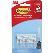 COMMAND CLEAR UTENSIL HOOK 3 PACK 17067CLR