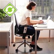 MARBIG ENVIRO PET CHAIRMAT HARD FLOOR 1160X1520MM NOT FOR CARPET