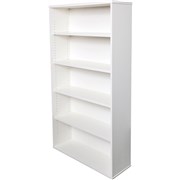 RAPID SPAN BOOKCASE H1800xW900xD315 NATURAL WHITE SPBC18 NW