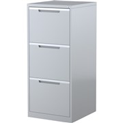 STEELCO FILING CABINET 3 Drawer Silver Grey