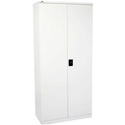 GO STATIONERY CUPBOARD H2000xw910xd450mm Silver Grey