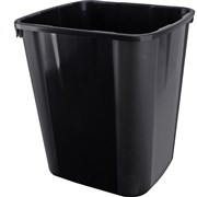 ITALPLAST KITCHEN BIN 32 LITRE  I180BLACK  Lid sold seperately 