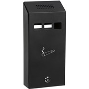 JASTEK CELCO 5009 WALL MOUNTED ASH BIN 125Lx88Wx305Hmm