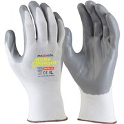 MAXISAFE SYNTHETIC COAT GLOVES White Knight FoamNitrile Extra Small