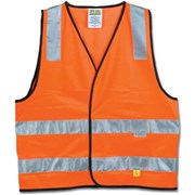 MAXISAFE HIVIS SAFETY VEST Day Night Orange  2X Large Class DN