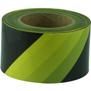 MAXISAFE BARRICADE TAPE Yellow  Black 75mm x 100m