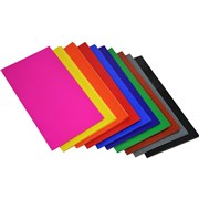 RAINBOW KINDER RECTANGLES GLOSS 125 X 250MM 85GSM ASSORTED PACK OF 360