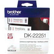 Brother DK22251 White Paper Roll