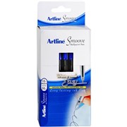 ARTLINE SMOOVE BALLPOINT PEN 1MM BLUE BOX OF 50