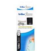 ARTLINE SMOOVE BALLPOINT PEN 1MM BLACK BOX OF 20