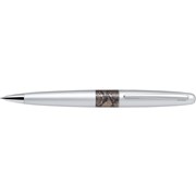 PILOT MR BALLPOINT PEN MR2 PYTHON SILVER BARREL MEDIUM BLACK INK