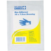 TRAFALGAR NON ADHERENT WHITE DRESSING 75X10CM PACK OF 6