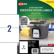 L7916 AVERY LABEL A4 2UP ULTRA HEAVY DUTY PK10
