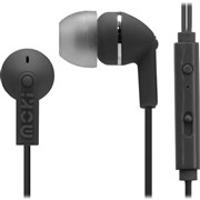 Moki Noise Isolation Earphones With Mic and Controller Black Black