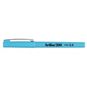 ARTLINE 200 FINELINER PENS 04MM LIGHT BLUE PACK OF 12