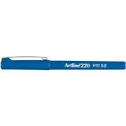 ARTLINE 220 FINELINER PENS 02MM ROYAL BLUE PACK OF 12