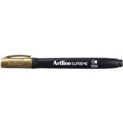 ARTLINE SUPREME MARKERS METALLIC GOLD PACK OF 12
