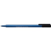 STAEDTLER TRIPLUS 437 M9 BALLPOINT PEN BLACK PACK OF 10