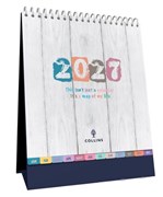 COLLINS DESKTOP CALENDAR 175X220MM MONTH TO VIEW BRIGHTON 2027