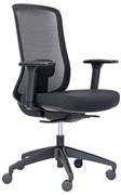 BURO ELAN ERGONOMIC CHAIR BLACK WITH ARMS