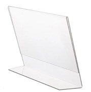ITALPLAST MENU HOLDER A5 SINGLE SIDED  SLANTED LANDSCAPE 