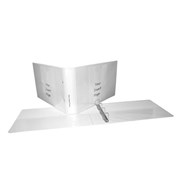 BANTEX INSERT BINDER LANDSCAPE A3 38MM 4D RING 100851666 WHITE